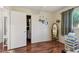 Simple bedroom with hardwood floors, closet, and natural light, creating a serene space to unwind at 6667 28Th S St, St Petersburg, FL 33712