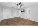 Spacious main bedroom with wood-look floors and an en-suite bathroom at 10108 36Th E Ct, Parrish, FL 34219
