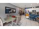 Stylish dining area connects seamlessly to the kitchen and living spaces, ideal for entertaining at 1110 Rose Blossom Ct, Tampa, FL 33613