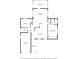 Detailed floor plan showcasing layout of rooms and measurements for the home at 12280 Waco St, Spring Hill, FL 34609