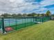 The community has fenced tennis courts that provide residents with a space for friendly matches and practice at 12519 Safari Ln, Riverview, FL 33579