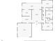 A detailed floorplan showcasing the layout of the house, including room dimensions and key features at 13850 Sunset Dr, Largo, FL 33774