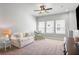 Cozy bonus room with carpeting, ceiling fan, and natural light at 14241 Natures Reserve Dr, Lithia, FL 33547