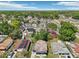 Aerial view of residential houses surrounded by trees and greenery at 2920 E 20Th Ave, Tampa, FL 33605