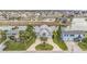 Aerial view showcases a waterfront property with extensive canals and waterway access for boating and recreation at 3432 Bluefish Dr, Hernando Beach, FL 34607