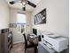 Efficient office space with ample desk area, natural light, and storage, perfect for productivity at 3432 Bluefish Dr, Hernando Beach, FL 34607