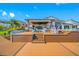 Multi-level patio and deck leading down to the waterfront at 4803 Longwater Way, Tampa, FL 33615