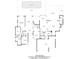Detailed floor plan showcasing the layout of the home, including the primary bedroom, living room, and kitchen at 4803 Longwater Way, Tampa, FL 33615