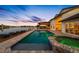 Backyard pool and spa with waterfront views, outdoor seating, and seamless indoor-outdoor living at 4803 Longwater Way, Tampa, FL 33615