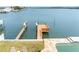 The in-ground pool provides a luxurious outdoor space to unwind and enjoy the serene waterfront view at 512 173Rd E Ave, North Redington Beach, FL 33708