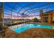 Beautiful pool with waterfront views perfect for relaxing and enjoying the sunset at 5812 Mariners Watch Dr, Tampa, FL 33615