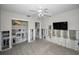 Cozy bedroom with light grey floors and natural light at 810 Lantana Ave, Clearwater Beach, FL 33767