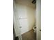 Neutral bathroom with a white toilet and towel bar at 12814 Longcrest Dr, Riverview, FL 33579