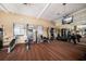Community gym featuring various weightlifting and exercise machines at 13917 Kingfisher Glen Dr, Lithia, FL 33547
