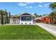 Charming blue home with a well-manicured lawn and inviting front porch at 145 19Th Se Ave, St Petersburg, FL 33705