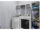 Convenient laundry area equipped with a washer and dryer at 2221 Broadway View Ave, Brandon, FL 33510