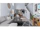 Inviting living room with high ceilings, comfortable seating, and easy access to the dining and kitchen areas at 2221 Broadway View Ave, Brandon, FL 33510