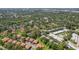 Beautiful aerial shot of a residential neighborhood surrounded by mature trees, offering a peaceful living environment at 2934 Lichen Ln # A, Clearwater, FL 33760