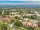 Aerial view showcasing community pools, tennis courts, and lush landscaping amidst well-maintained homes in a desirable neighborhood at 2934 Lichen Ln # A, Clearwater, FL 33760