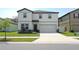 Charming two-story home with a well-manicured lawn, featuring a classic design and an inviting entrance at 35646 Eastbrook Ave, Zephyrhills, FL 33541