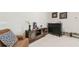 Stylish living room boasts custom bar area and elegant decor at 6674 Cobble Bliss St, Zephyrhills, FL 33541