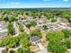 Aerial view of a neighborhood with lush, mature trees surrounding various single-Gathering homes at 934 Grand Canyon Dr, Valrico, FL 33594
