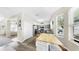 Updated kitchen with gray cabinetry, stainless steel appliances, and stone countertops at 934 Grand Canyon Dr, Valrico, FL 33594