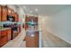 Bright kitchen featuring granite countertops, stainless steel appliances, and open layout at 10222 Cool Waterlily Ave, Riverview, FL 33578