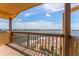 Outdoor balcony area with stunning water views and a relaxing atmosphere at 13514 Garris Dr, Hudson, FL 34667