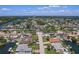 Residential aerial view of the neighborhood location, showing the property's location and street at 1361 46Th Ne Ave, St Petersburg, FL 33703