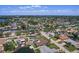 Scenic aerial view showcases this home's desirable neighborhood location near the bay at 1361 46Th Ne Ave, St Petersburg, FL 33703