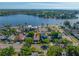 Aerial view of the property, highlighting the waterfront location and lush surroundings at 2827 1St Ne St, St Petersburg, FL 33704