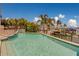 Backyard pool and patio area is steps away from the water at 362 41St Ave, St Pete Beach, FL 33706