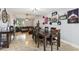 Open dining and living areas offer seamless flow and abundant space for entertaining at 3802 Cloverhill Ct, Brandon, FL 33511