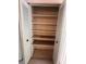 Interior view of closet showing shelf and interior storage space at 4624 W North B St, Tampa, FL 33609