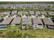 Expansive view of community with homes backing onto lush landscaping and waterways, plus backyard lounging at 4777 Ballantrae Blvd, Land O Lakes, FL 34638