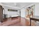 Unfurnished bonus bedroom with wood floors and textured ceiling at 5241 4Th S St, St Petersburg, FL 33705