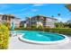 Enjoy this kidney-shaped pool, perfect for relaxation and recreation in this beachfront condominium community at 615 10Th Ne Ave # 1, St Petersburg, FL 33701