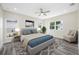 Bedroom with a large window, neutral decor, and modern furnishings at 1030 11Th S Ave, St Petersburg, FL 33705