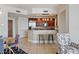 Beautiful kitchen with stainless steel appliances, an eat-in breakfast bar, and open concept living at 11 Baymont St # 1109, Clearwater Beach, FL 33767