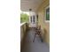 Comfortable balcony seating offers a relaxing outdoor retreat at 2221 Norwegian Dr # 43, Clearwater, FL 33763
