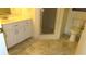 Bathroom with a vanity, toilet, and glass-enclosed shower at 2221 Norwegian Dr # 43, Clearwater, FL 33763