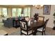 This open-concept dining room combines style and comfort, perfect for entertaining at 2221 Norwegian Dr # 43, Clearwater, FL 33763