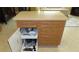 The kitchen features a beautiful island with storage at 2221 Norwegian Dr # 43, Clearwater, FL 33763