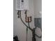 A modern tankless water heater with visible plumbing and electrical connections at 2221 Norwegian Dr # 43, Clearwater, FL 33763
