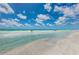 Beach view with crystal clear ocean waters and sandy shore in Indian Rocks Beach at 2515 Bay Blvd # A, Indian Rocks Beach, FL 33785