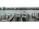 Waterfront with boat lifts leading to boat docks and neighborhood views at 2515 Bay Blvd # A, Indian Rocks Beach, FL 33785