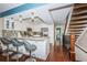 Bright, remodeled kitchen with a central island and stainless appliances, seamlessly integrated with the home's layout at 2515 Bay Blvd # A, Indian Rocks Beach, FL 33785