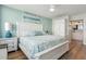 Serene primary bedroom with water view, and ensuite bathroom at 5279 Isla Key S Blvd # 212, St Petersburg, FL 33715