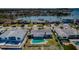 Waterfront residence with a private pool and spa providing a tranquil escape with serene water views at 5434 Oakhurst Dr, Seminole, FL 33772